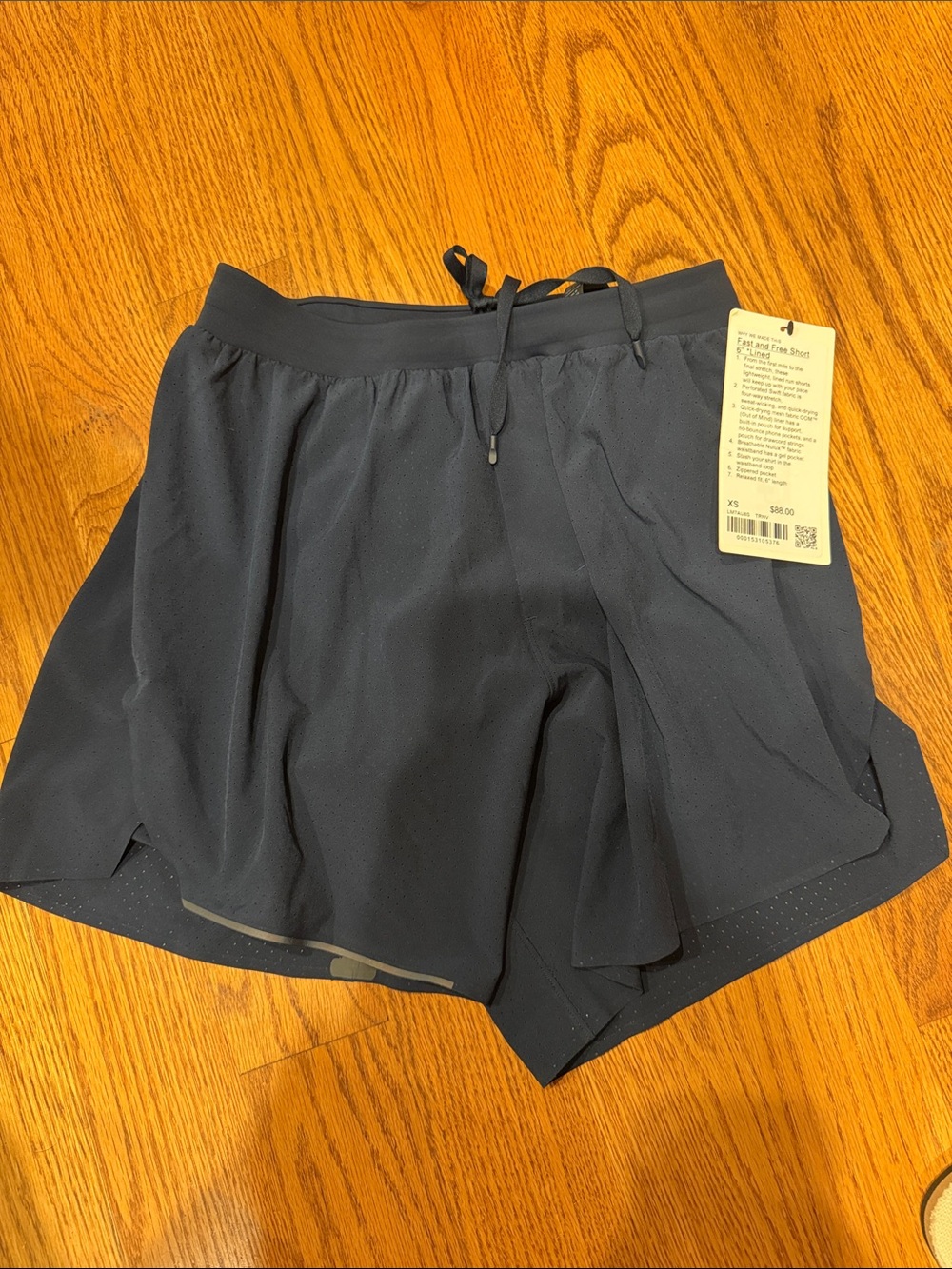 New with Tags Mens Lululemon Fast and Free Shorts - 6” Lined